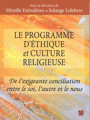 cover image of Le programme d'éthique et culture religieuse